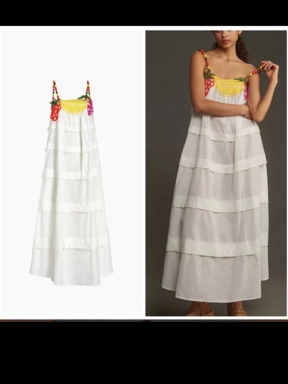 Farm Rio Fruit Cotton Maxidress (read measurements)
